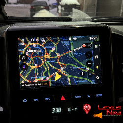 Мультимедийный навигационный блок для Toyota Land Cruiser 200