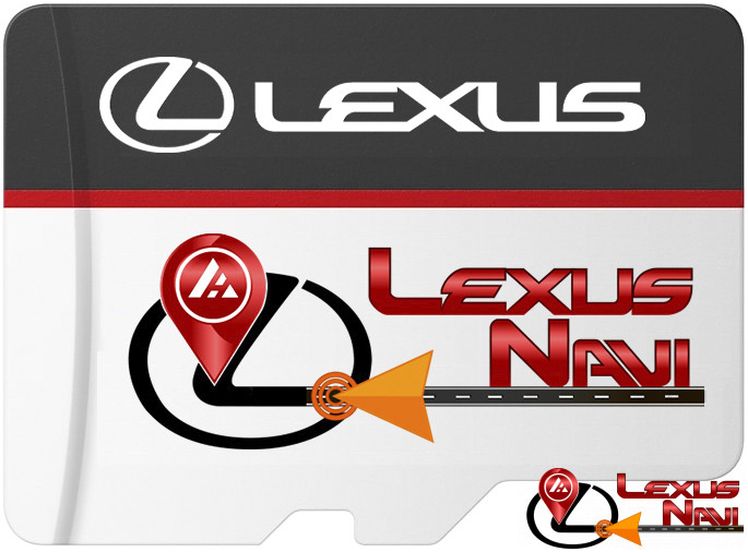 Карта навигации Lexus и Toyota на microSD 2022-2023