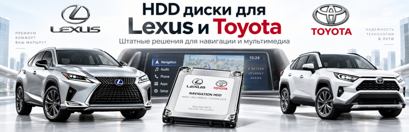 HDD диски для Lexus и Toyota